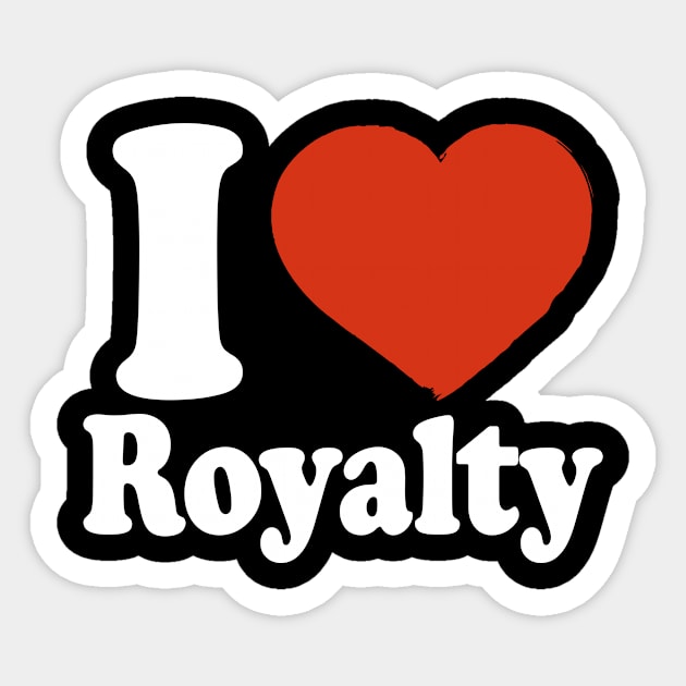 I Love Royalty Sticker by Saulene